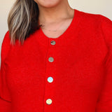 Must Have Snap Cardigan - Elle Maxine