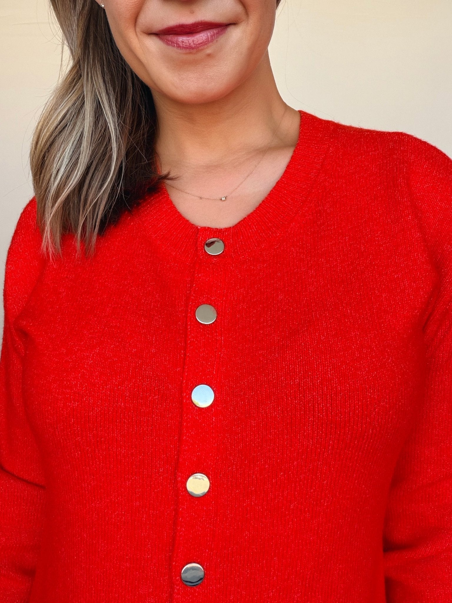 Must Have Snap Cardigan - Elle Maxine