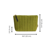 My Makeup Pouch - Green Velvet | Bag - All - Elle Maxine