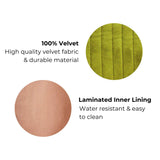 My Makeup Pouch - Green Velvet | Bag - All - Elle Maxine