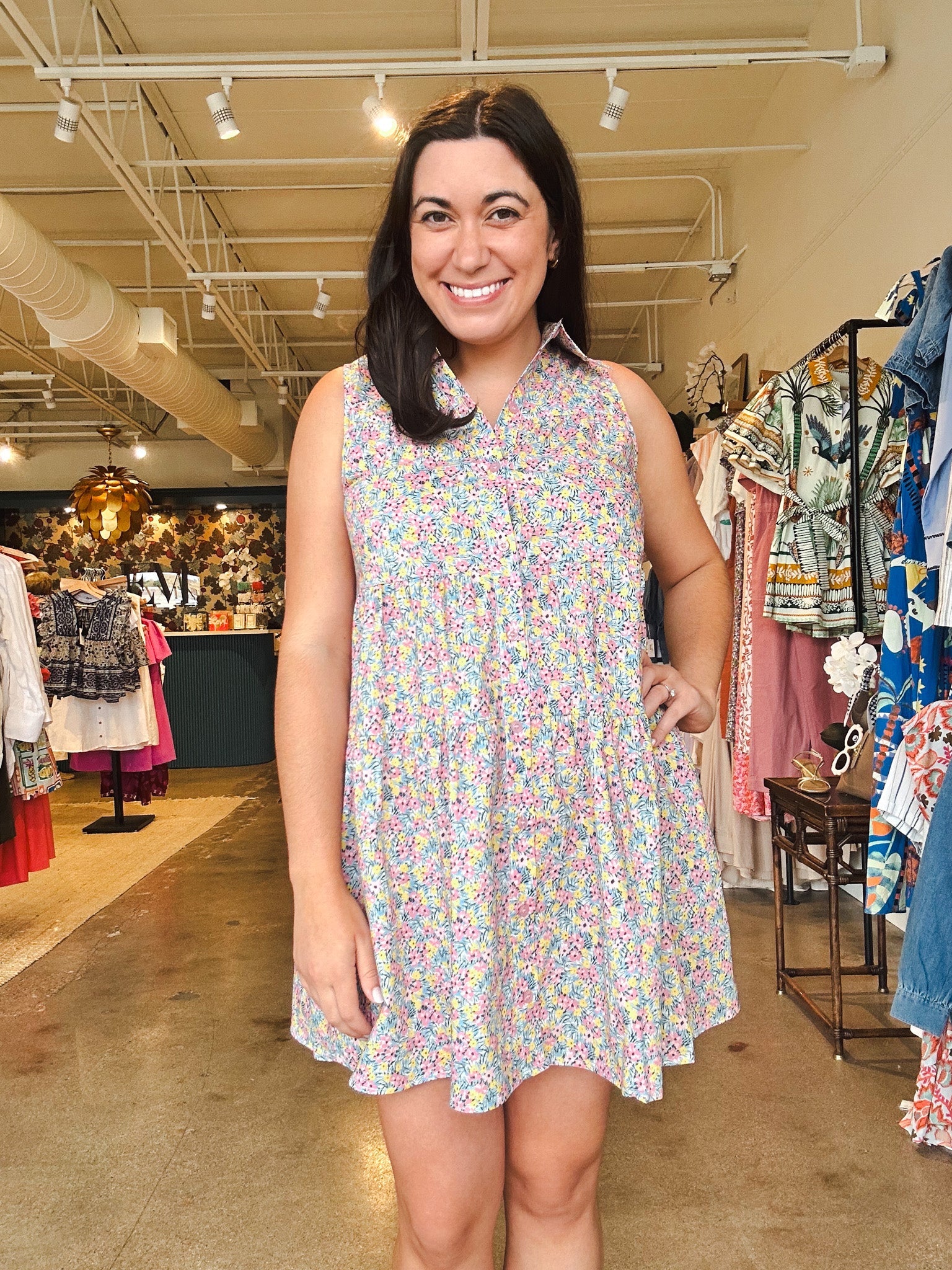 Mykonos Meadow Dress - Elle Maxine