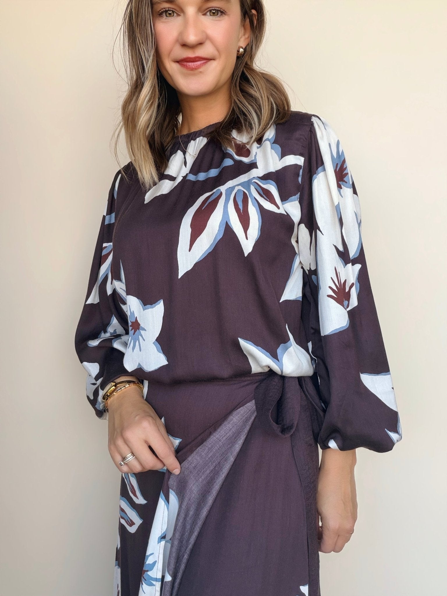 Nalini Wrap Skirt - Elle Maxine