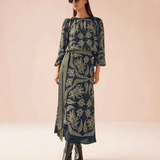 Nalini Wrap Skirt - Onyx - Elle Maxine