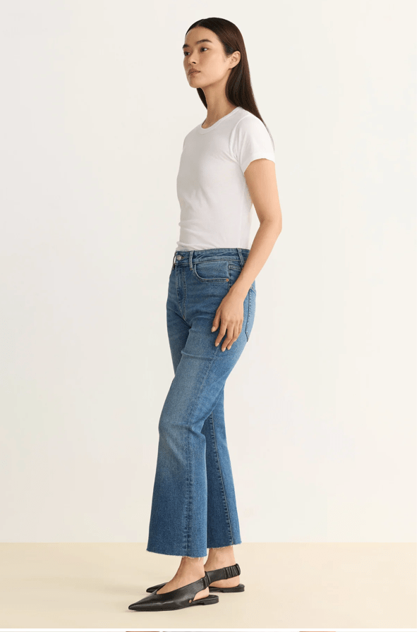 Nao Cropped Bootcut Jeans - Everafter - Elle Maxine