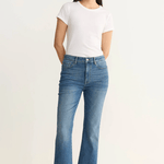 Nao Cropped Bootcut Jeans - Everafter - Elle Maxine