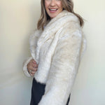 Naomi Vegan Fur Jacket - Elle Maxine