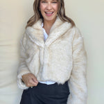 Naomi Vegan Fur Jacket - Elle Maxine
