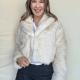 Naomi Vegan Fur Jacket - Elle Maxine