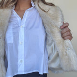 Naomi Vegan Fur Jacket - Elle Maxine