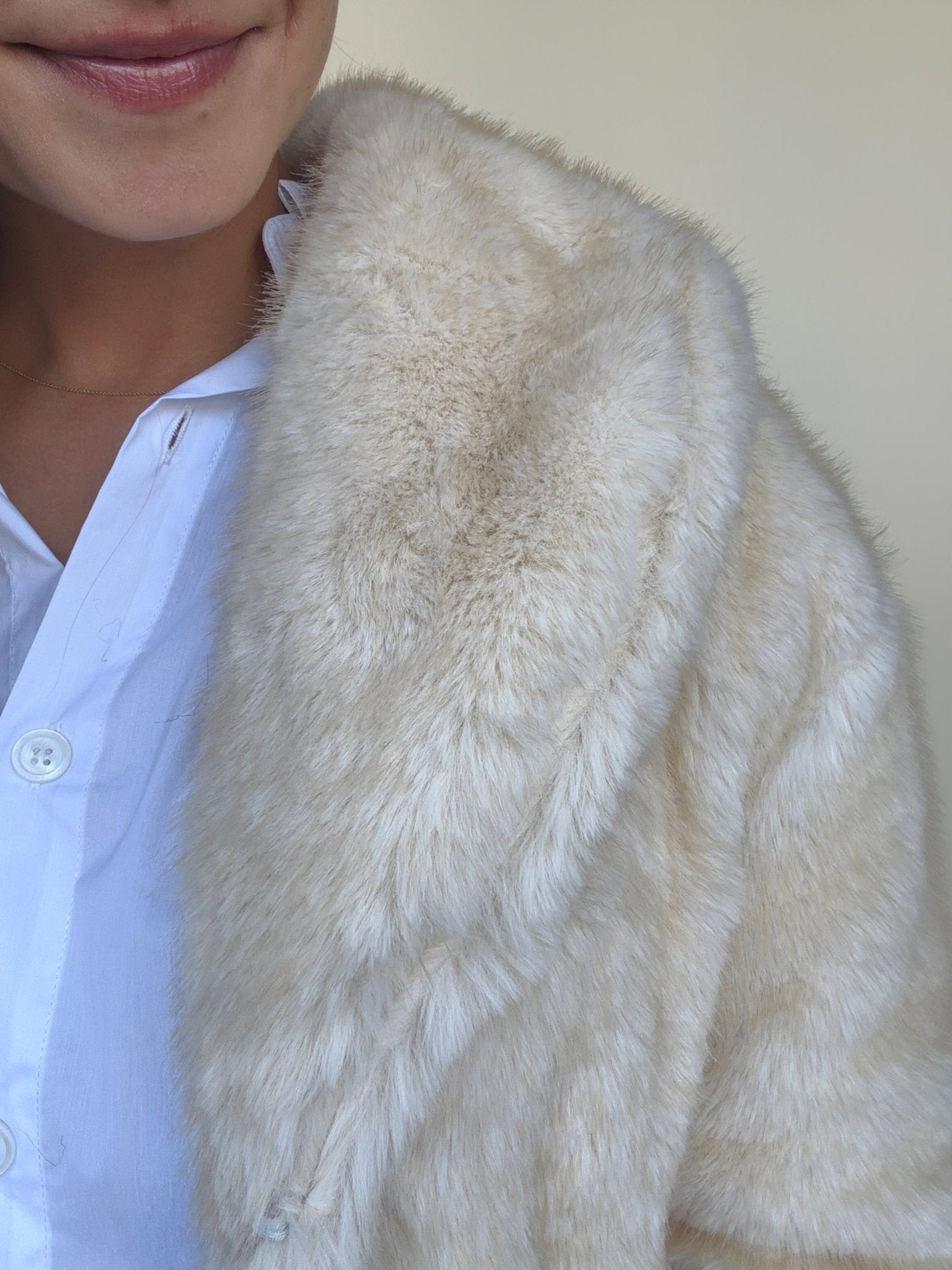 Naomi Vegan Fur Jacket - Elle Maxine