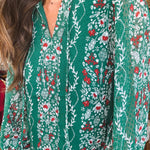 Natasha Dress - Ivy Lane Green - Elle Maxine