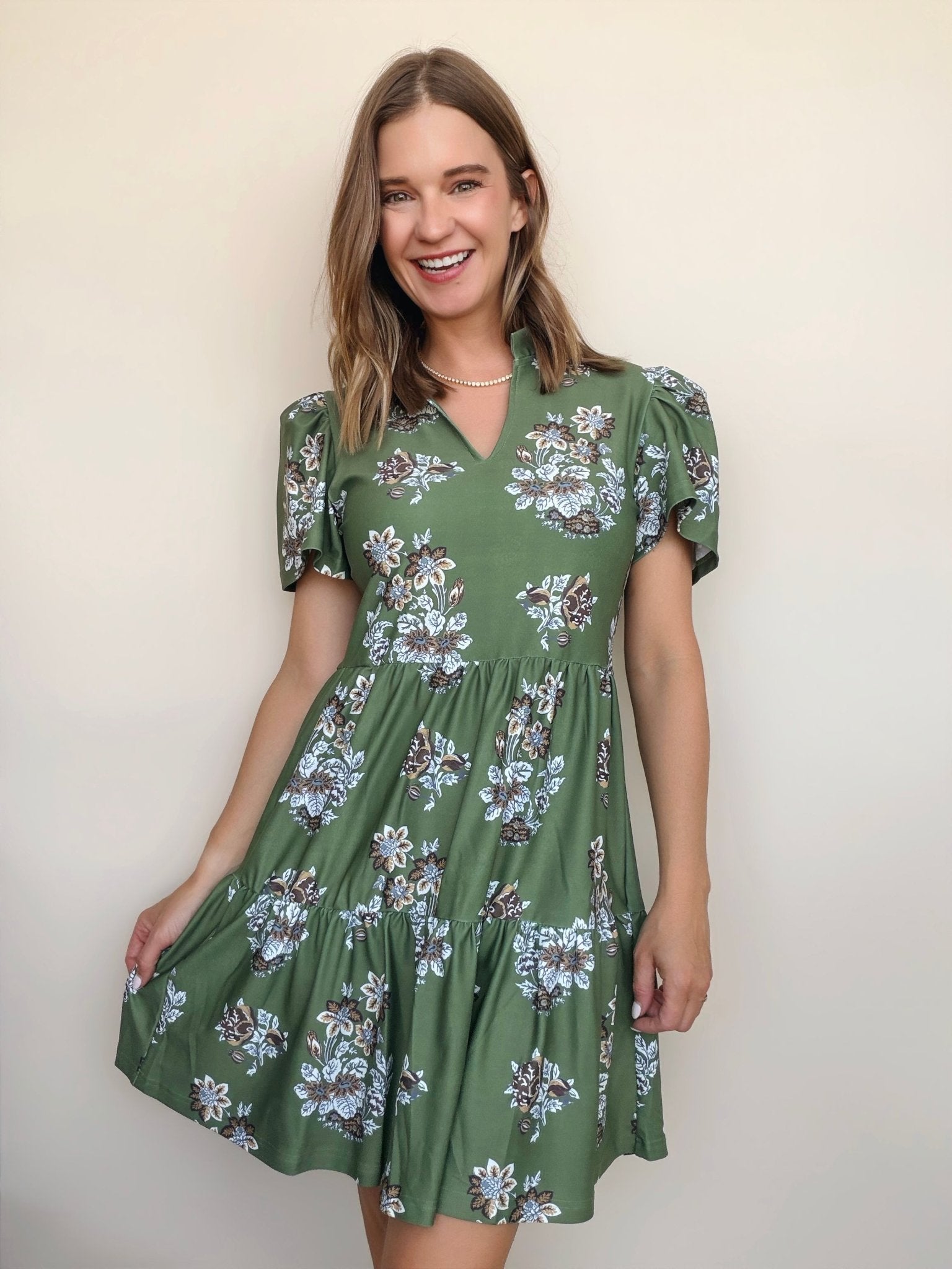 Navy Dress - Elle Maxine