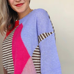 Neapolitan Patterned Sweater - Elle Maxine