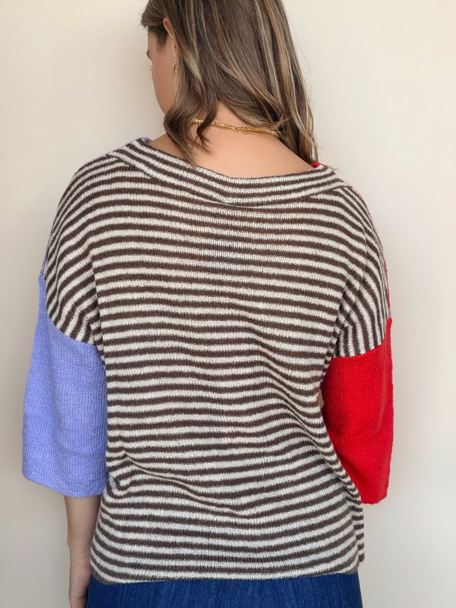 Neapolitan Patterned Sweater - Elle Maxine