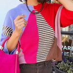 Neapolitan Patterned Sweater - Elle Maxine