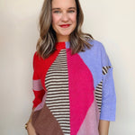 Neapolitan Patterned Sweater - Elle Maxine
