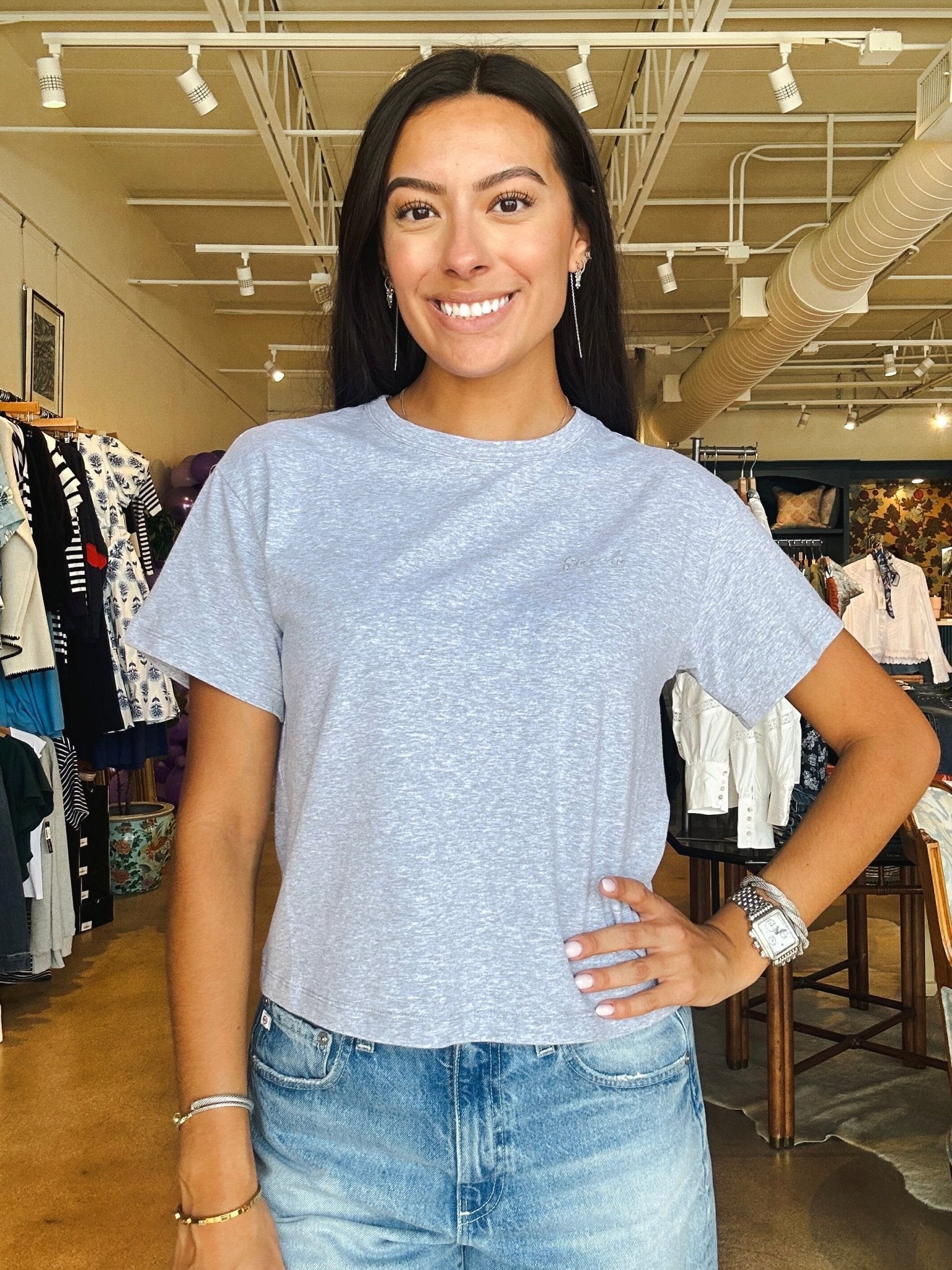 Nebelung Tee - Gray - Elle Maxine