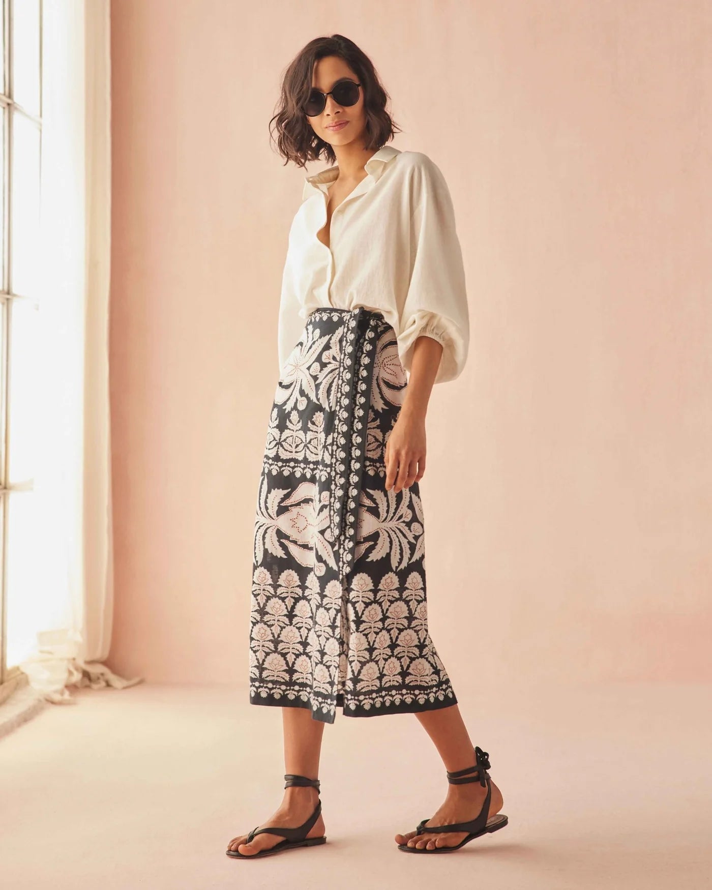 Nero Blouse - Coconut - Elle Maxine