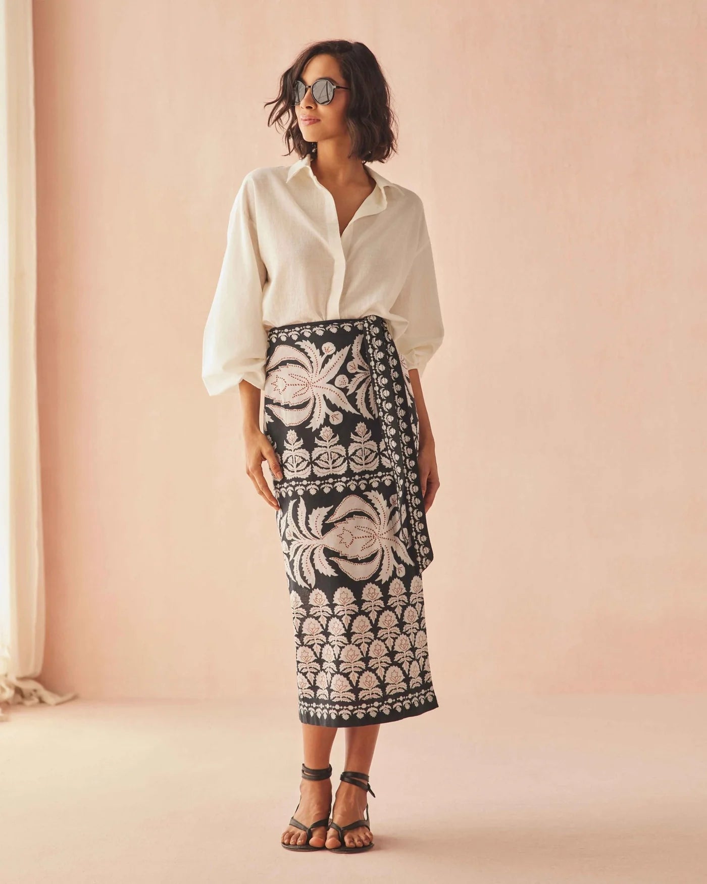 Nero Blouse - Coconut - Elle Maxine