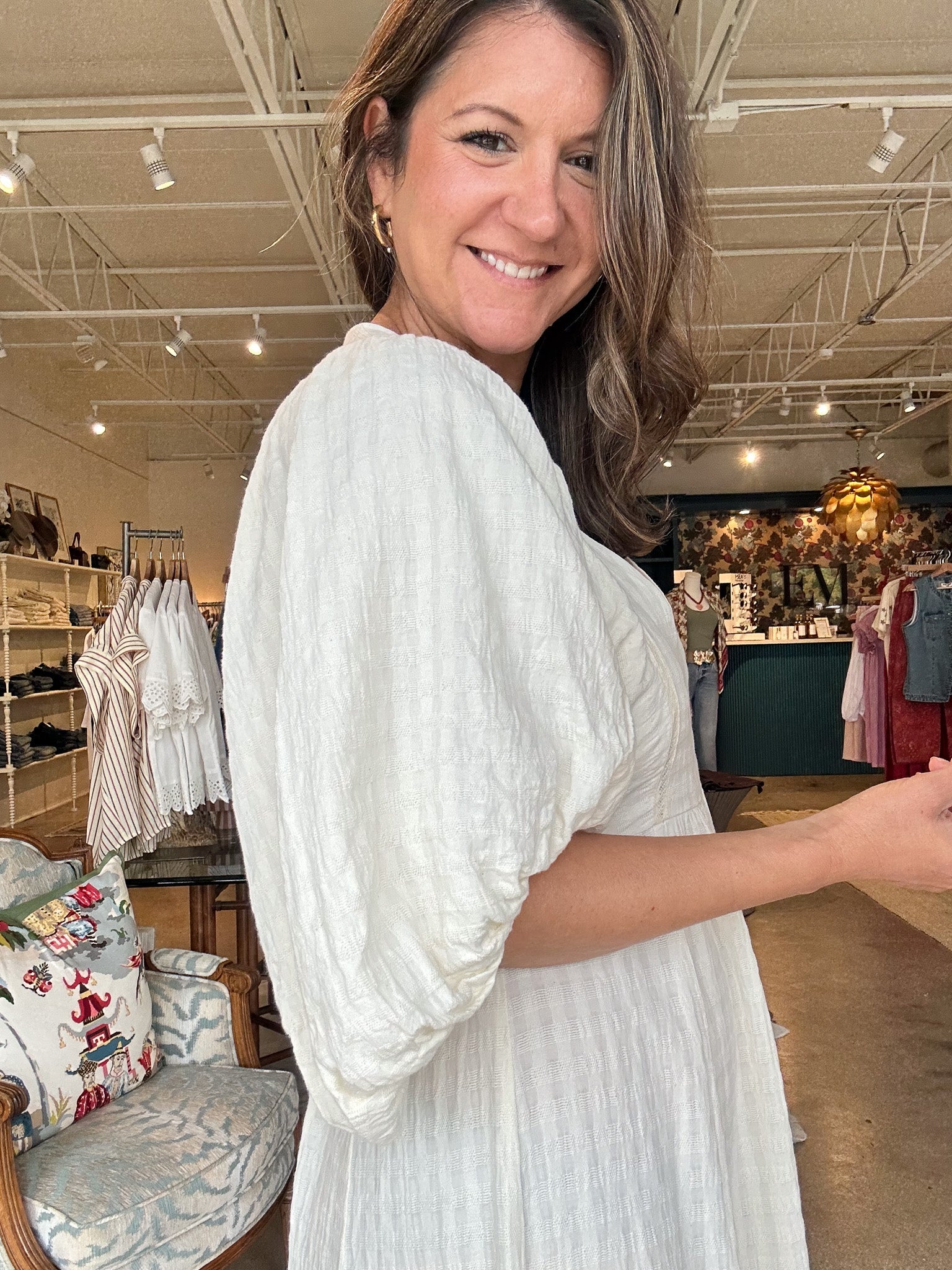 Neso Puff Sleeve Dress - Elle Maxine