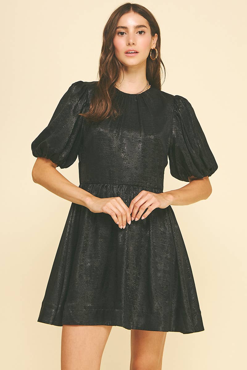 Gather Balloon Dress ブラック TODAYFUL Gather Balloon Dress ギャザーバルーンドレス Black | planet3rd