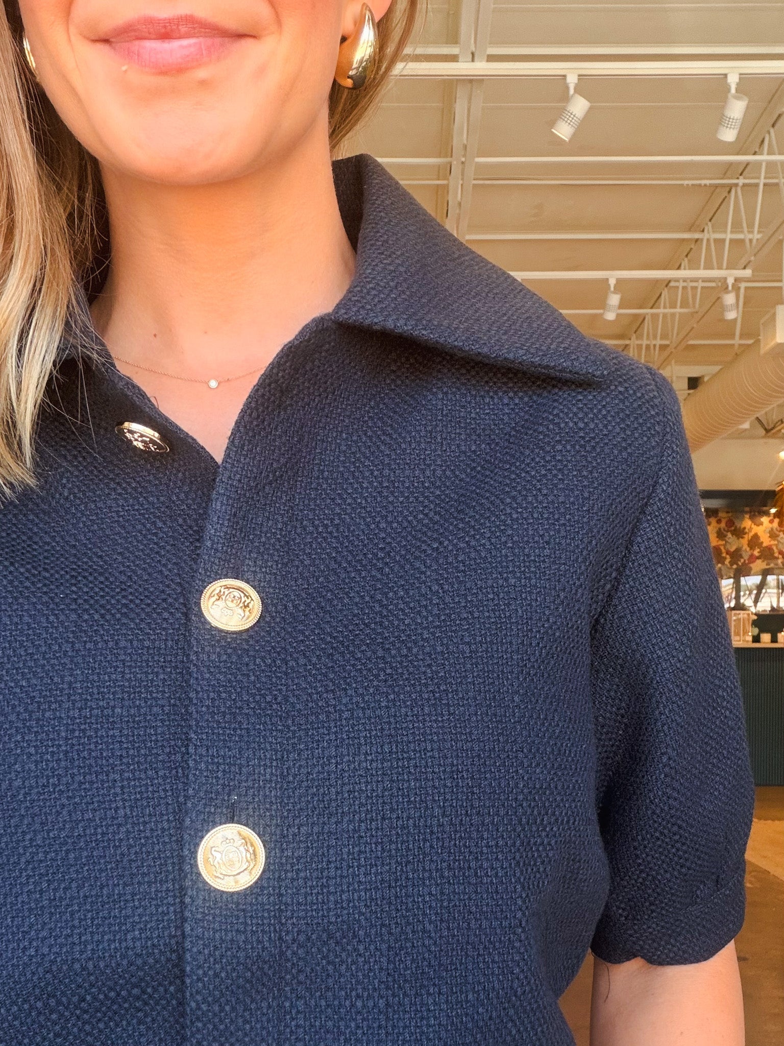 Nichols Short Sleeve Jacket - Elle Maxine