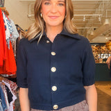 Nichols Short Sleeve Jacket - Elle Maxine