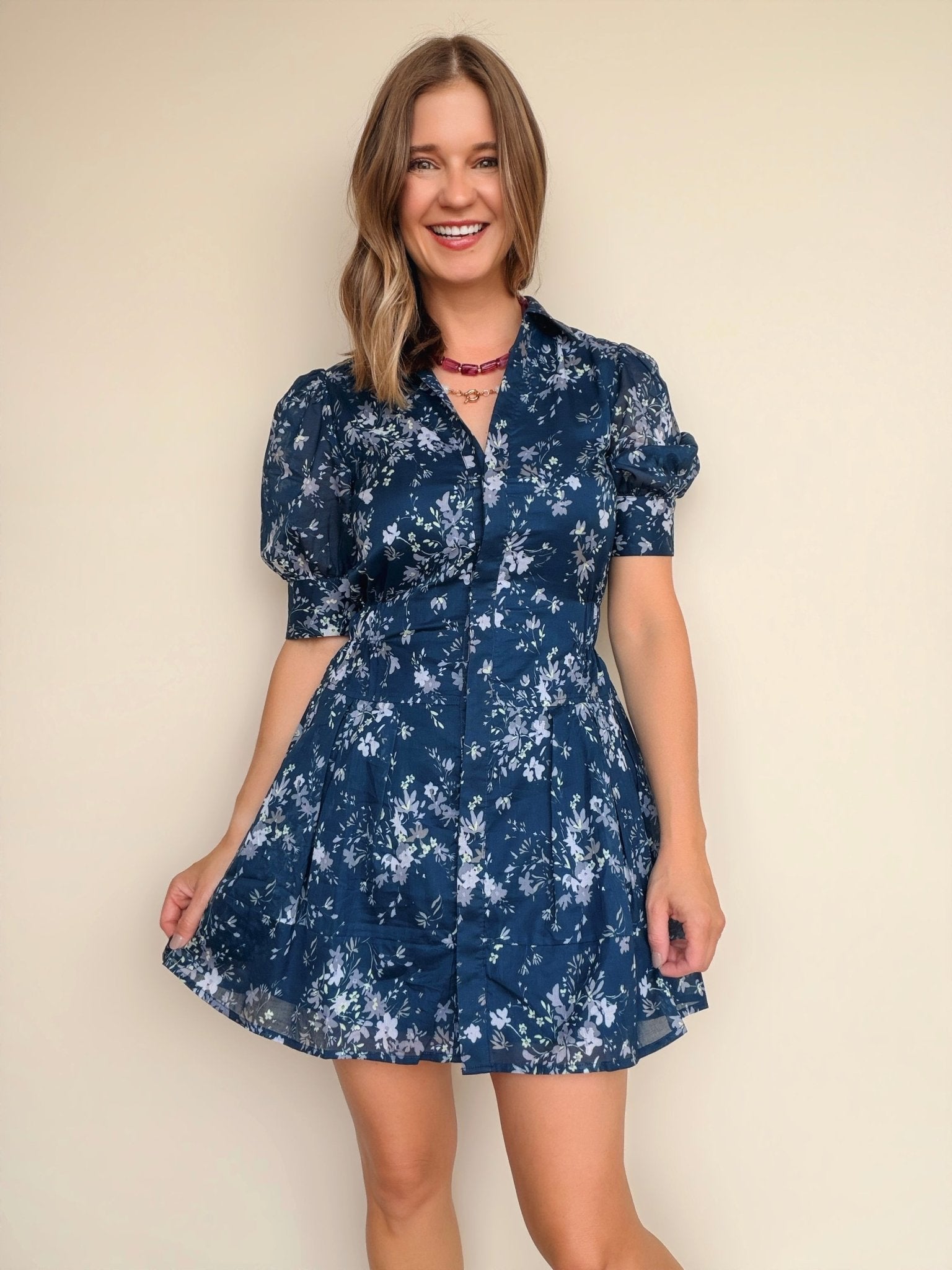 Night Garden Maisie Dress - Elle Maxine