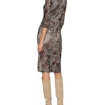 Night Out Mock Dress - Mineral Paisley - Elle Maxine
