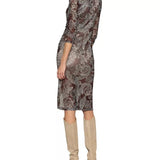 Night Out Mock Dress - Mineral Paisley - Elle Maxine