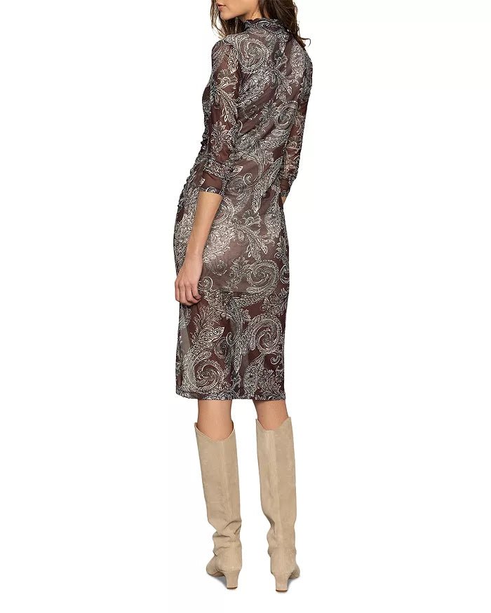 Night Out Mock Dress - Mineral Paisley - Elle Maxine