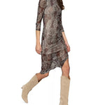 Night Out Mock Dress - Mineral Paisley - Elle Maxine