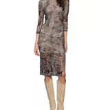 Night Out Mock Dress - Mineral Paisley - Elle Maxine
