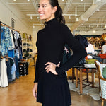 Nikita Long Sleeve Dress - Black - Elle Maxine