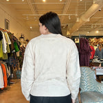 Nina Collared Sweater - Taupe - Elle Maxine