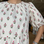 Nina Cottage Stripe Top - Elle Maxine