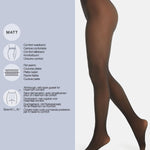 Nude Look Tights - Black - Elle Maxine