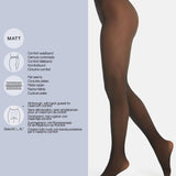 Nude Look Tights - Black - Elle Maxine
