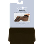 Nude Look Tights - Black - Elle Maxine