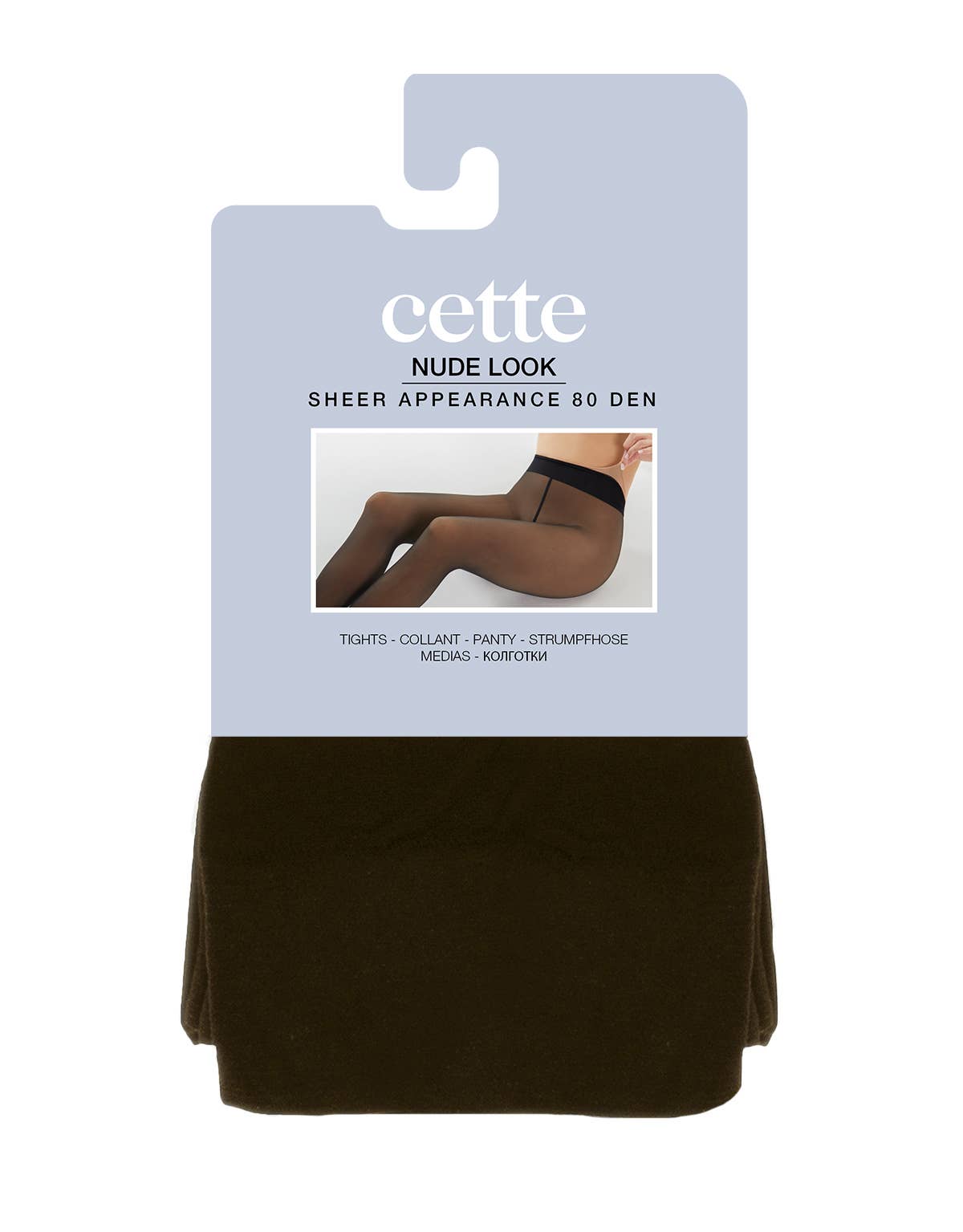 Nude Look Tights - Black - Elle Maxine