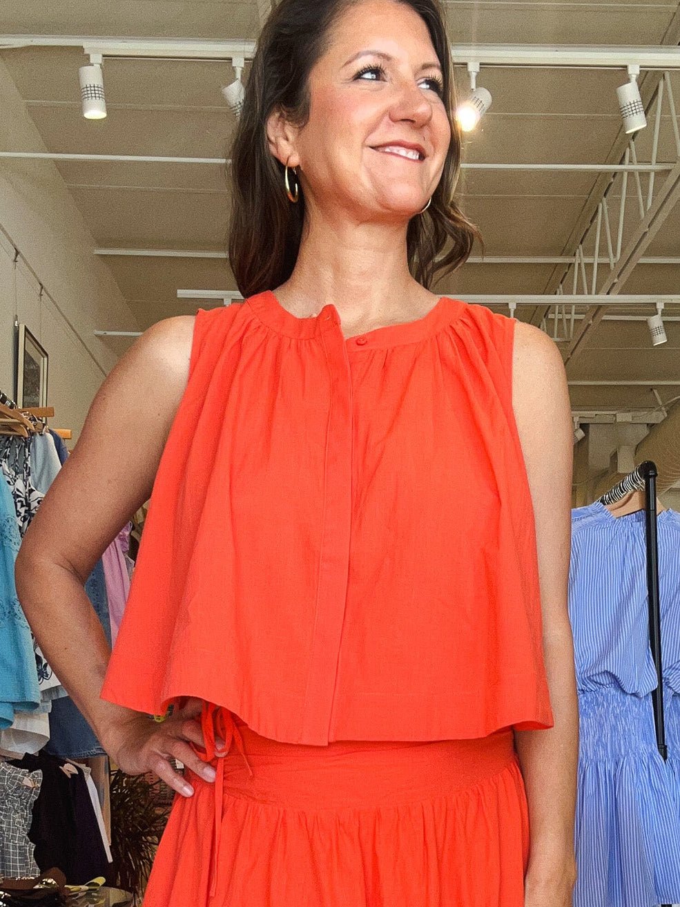 Nunzio Top- Corail - Elle Maxine