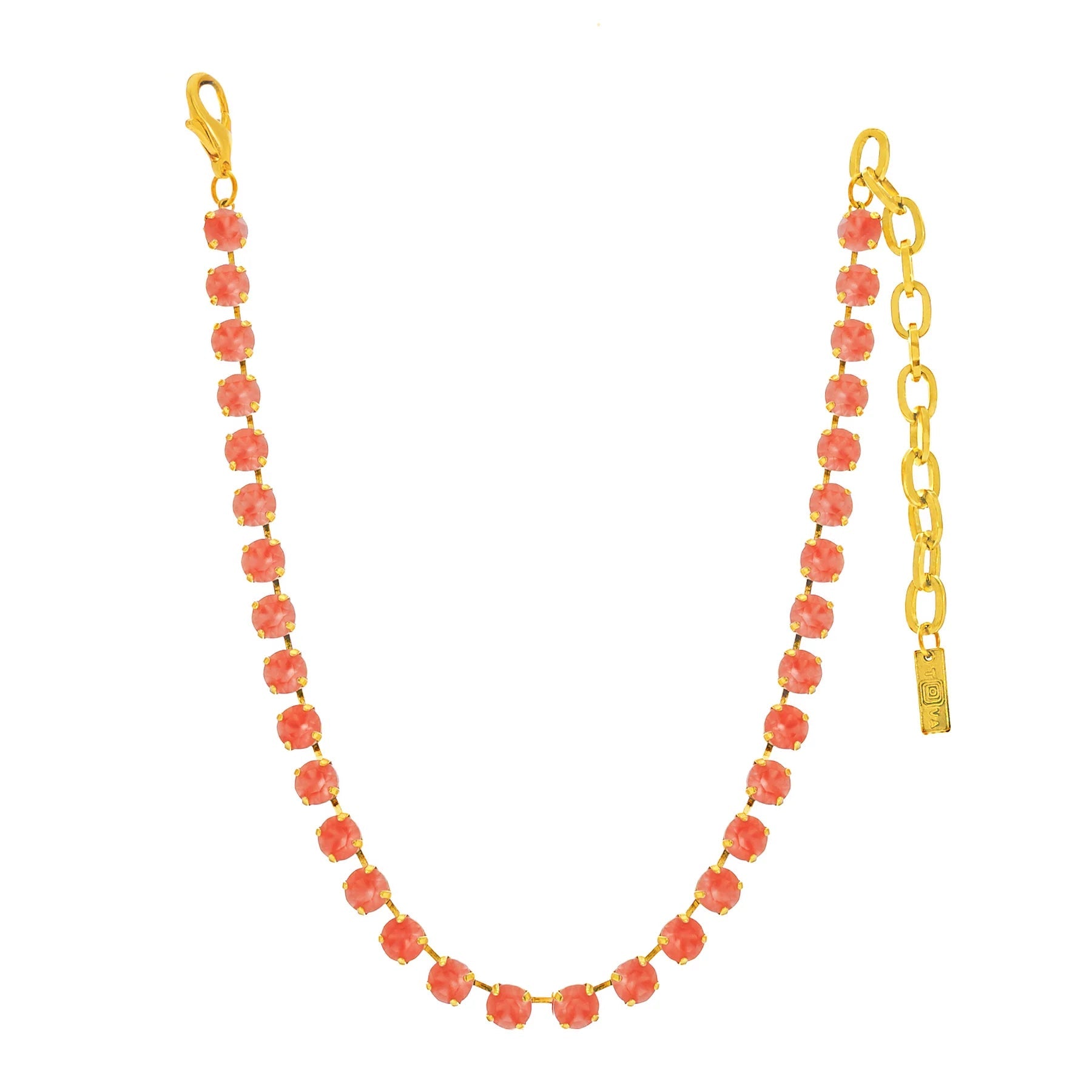 Oakland Necklace - Peach Rose Matte | TOVA - Elle Maxine