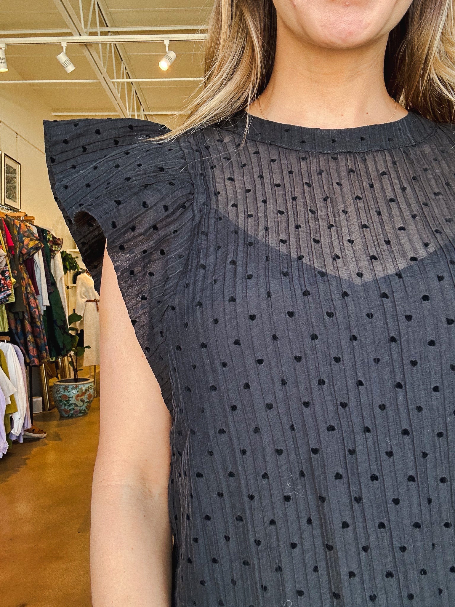 Oakleigh Ruffle Heart Top - Elle Maxine