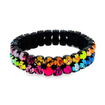 Olivia Stretch Bracelet- Smutt Rainbow | TOVA - Elle Maxine