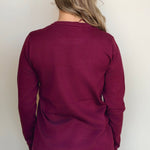 Ollie Round Neck Pullover Sweater - Elle Maxine