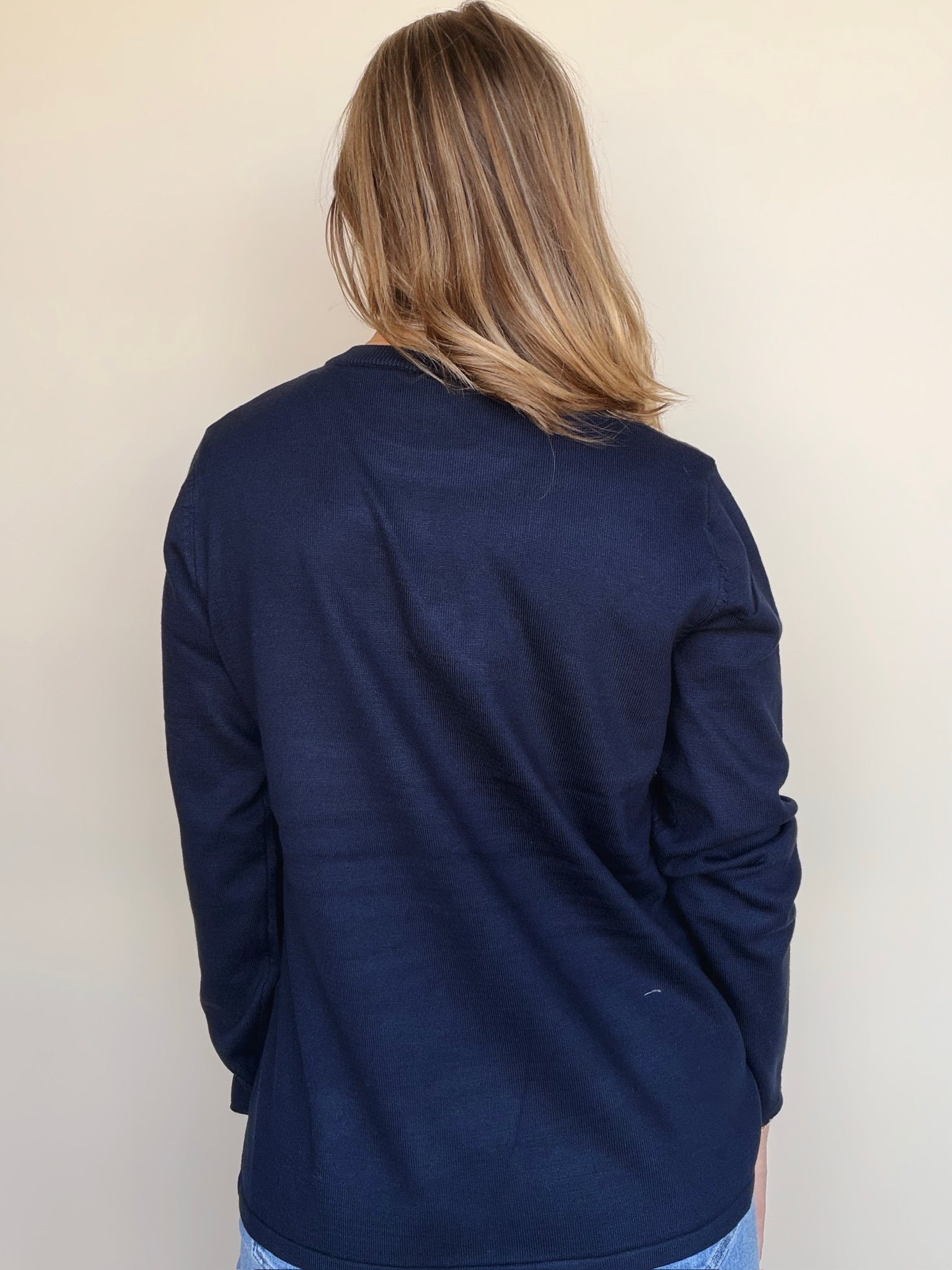 Ollie Round Neck Pullover Sweater - Elle Maxine