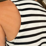 On the Yacht Shift Dress - Black Stripe - Elle Maxine