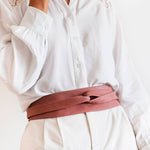 One - Size Wrap Belt – Cinder Rose - Elle Maxine
