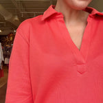 Orleans Collared Top - Americana - Elle Maxine