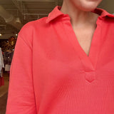Orleans Collared Top - Americana - Elle Maxine